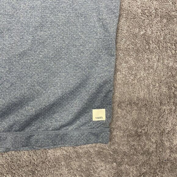 Vuori Tradewind Performance Pocket Tee Shirt Men's M Blue Workout Gym - Picture 4 of 8